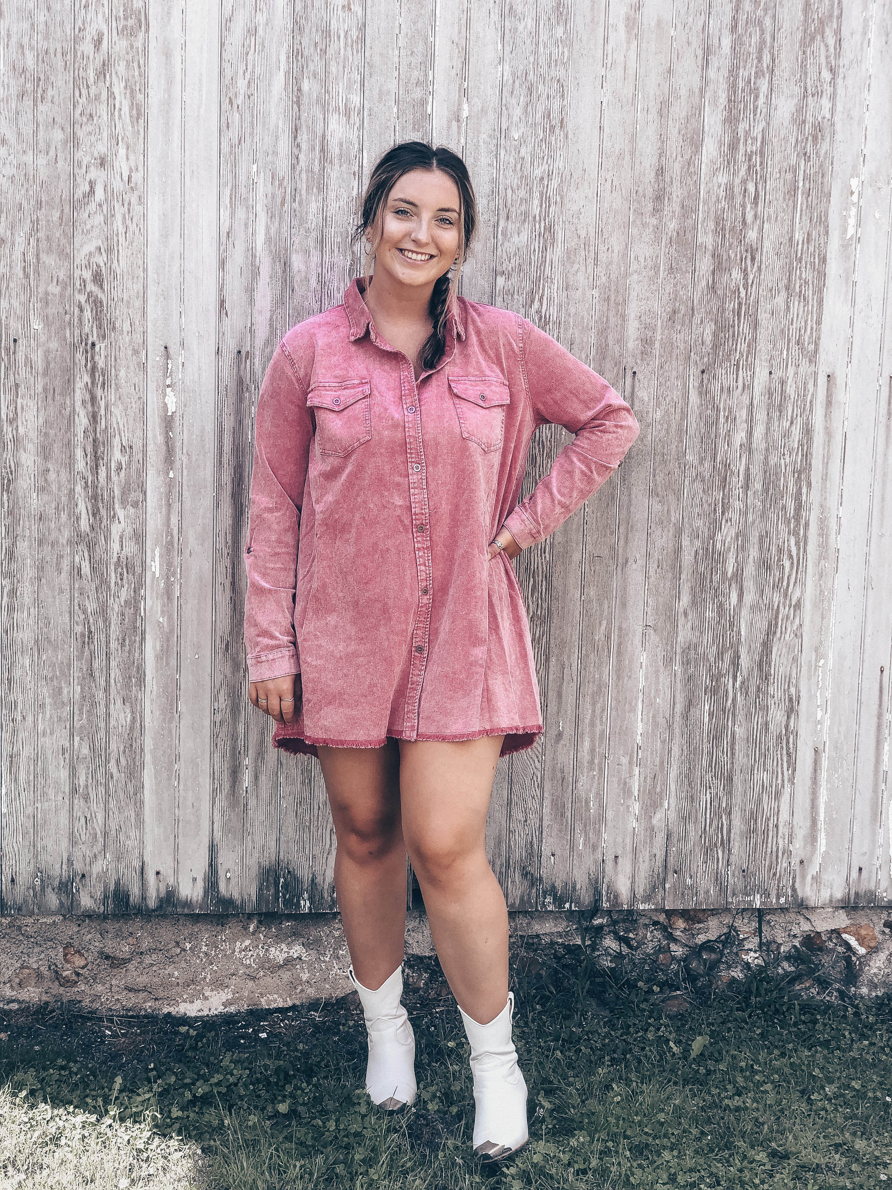 Hot Pink Corduroy Dress/Shirt – Katie Belles Hot Pink Corduroy Dress/Shirt – Katie Belles