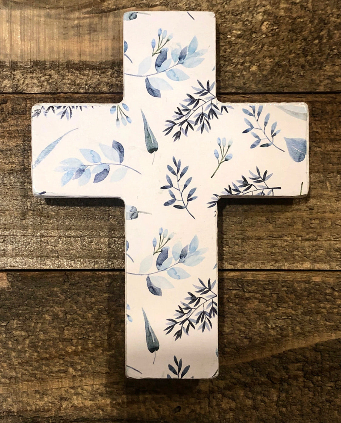 Mini Desktop Floral Cross
