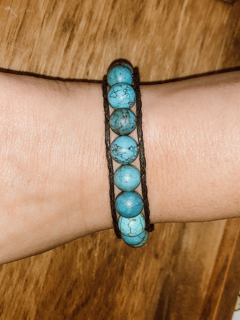 Turquoise Single Wrap Bracelet