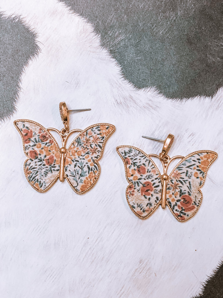 Victoria Garden Butterfly Earrings